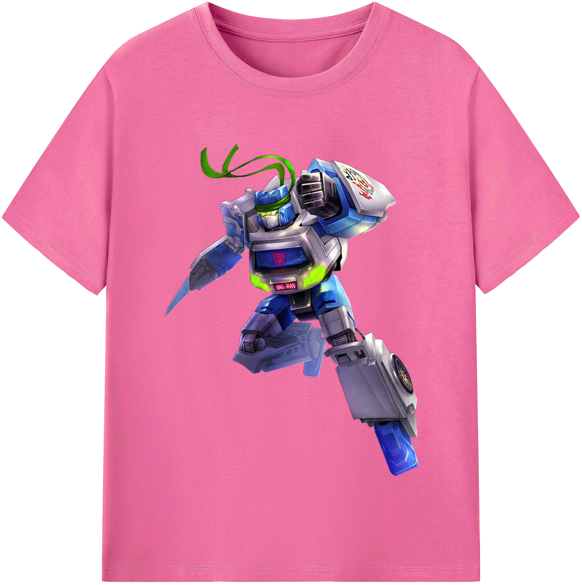 （画像用）  レディースカジュアルプリントTシャツ（綿100％）